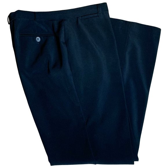 2/$20 - VINTAGE 90s-Y2K High Rise Black Dress Pants - Picture 3 of 5